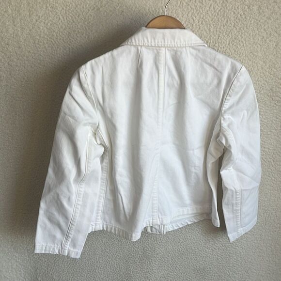 J Crew Dejim‎ Blazer Jacket White Size 0 - Picture 3 of 12
